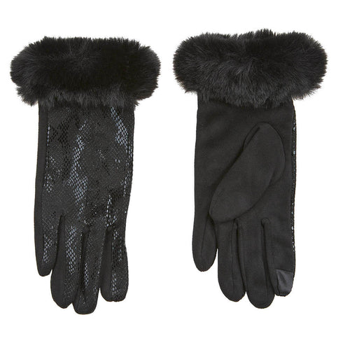 Verde Γυναικεία Γάντια 02-0728 Μαύρο
