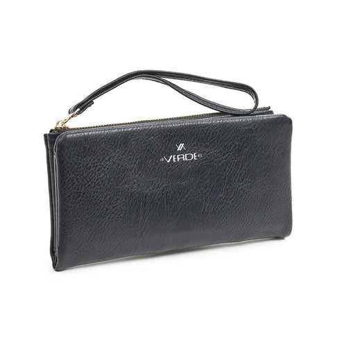 Verde Γυναικείο Πορτοφόλι 18-1240 Μαύρο