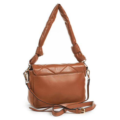 Verde Γυναικεία Τσάντα Ώμου - Χιαστί 16-6519 Καφέ