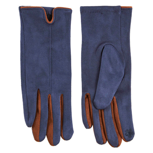 Verde Γυναικεία Γάντια 02-0696 Μπλέ