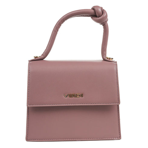 Verde Γυναικεία Τσάντα Χειρός 16-6619 Λιλά