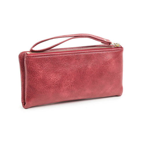 Verde Γυναικείο Πορτοφόλι 18-1240 Μπορντώ