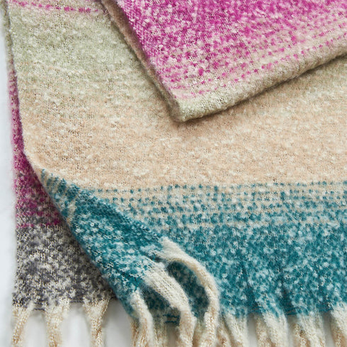 Verde Γυναικείο Κασκόλ 06-1015 Φούξια