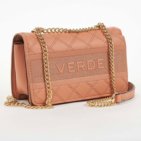 Verde Γυναικεία Τσάντα Ώμου 16-6821 Πορτοκαλί