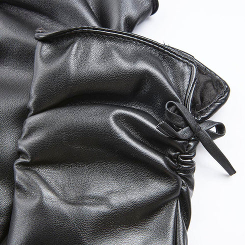 Verde Γυναικεία Γάντια 02-0718 Μαύρο