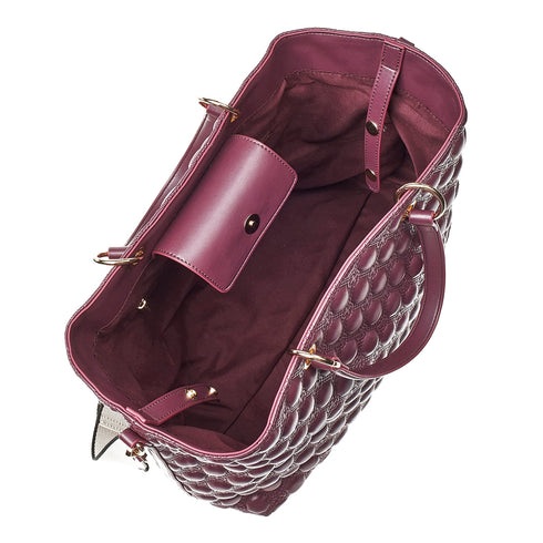 Verde Γυναικεία Τσάντα Χειρός-Ώμου 16-7143 Μπορντώ