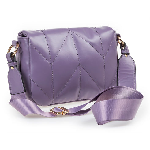 Verde Γυναικεία Τσάντα Ώμου 16-7117 Μωβ