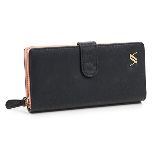 Verde Γυναικείο Πορτοφόλι 18-1232 Μαύρο
