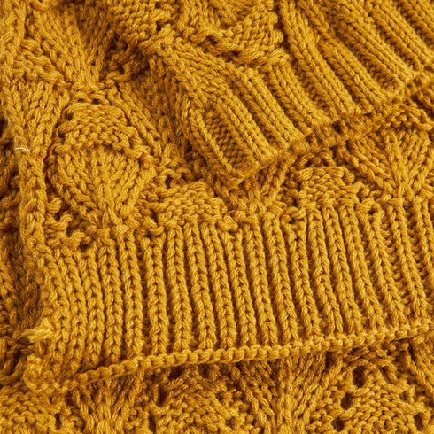 Verde Γυναικείος Σκούφος - Κασκόλ/Λαιμός 12-0335 Μουσταρδί