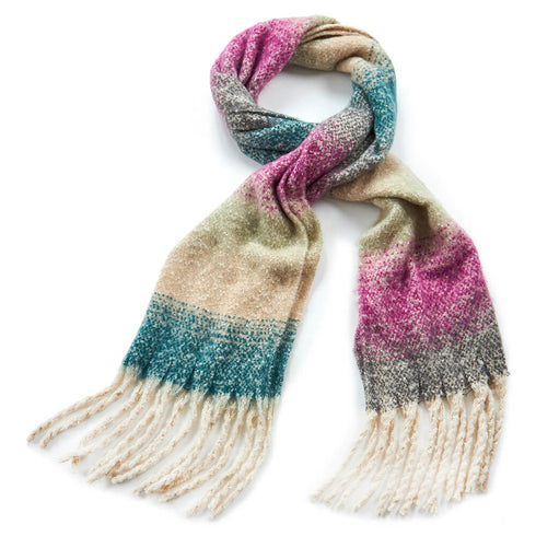 Verde Γυναικείο Κασκόλ 06-1015 Φούξια