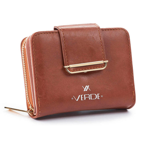 Verde Γυναικείο Πορτοφόλι 18-1254 Κάμελ