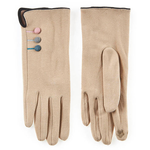 Verde Γυναικεία Γάντια 02-0668 Εκρού