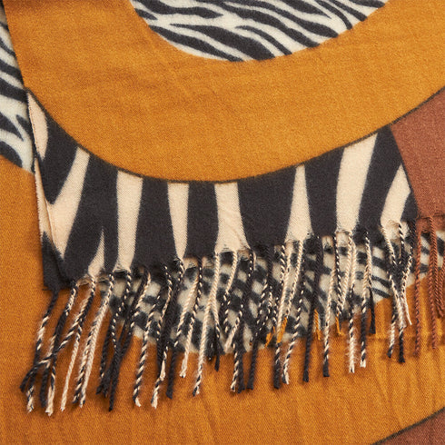 Verde Γυναικείο Κασκόλ 06-0949 Μουσταρδί