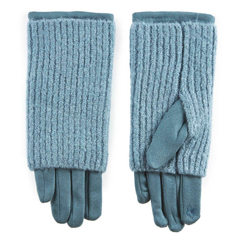 Verde Γυναικεία Γάντια 02-0673 Ανοιχτό Μπλέ