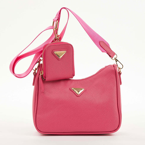 Verde Γυναικείο Τσαντάκι Βραδινό 01-1555 Φούξια