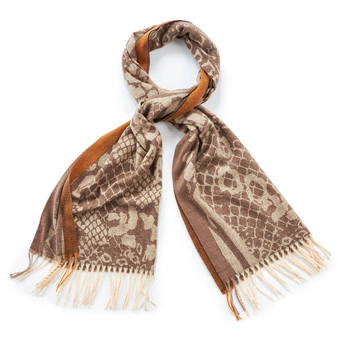 Verde Γυναικεία Πασμίνα 06-1075 Καφέ