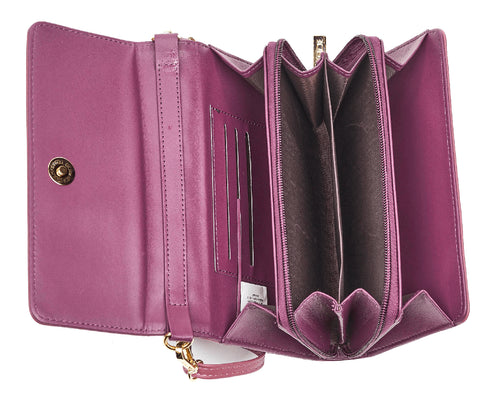 Verde Γυναικείo Πορτοφόλι 18-1266 Μώβ