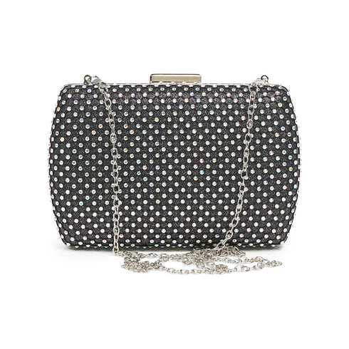 Verde Γυναικείο Τσαντάκι Βραδινό 01-1534 Μαύρο