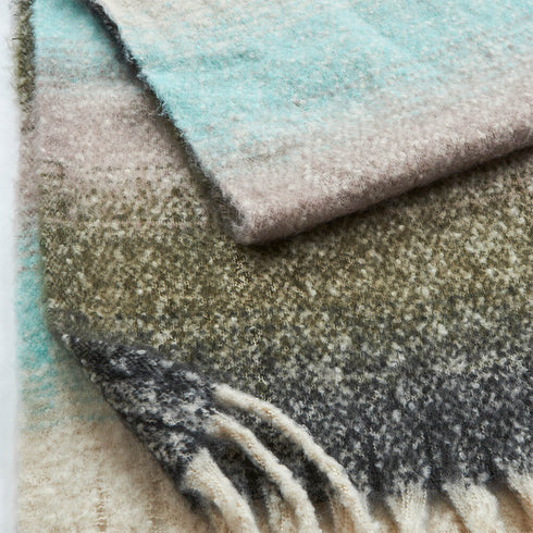 Verde Γυναικείο Κασκόλ 06-1015 Ανοιχτό Μπλέ