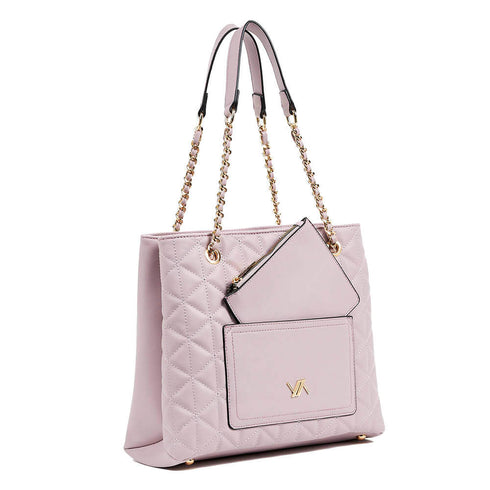 Verde Γυναικεία Τσάντα Ώμου 16-6704 Λιλά