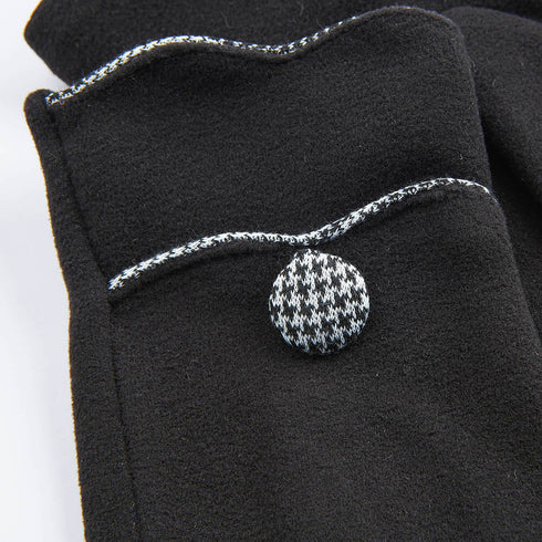 Verde Γυναικεία Γάντια 02-0685 Μαύρο