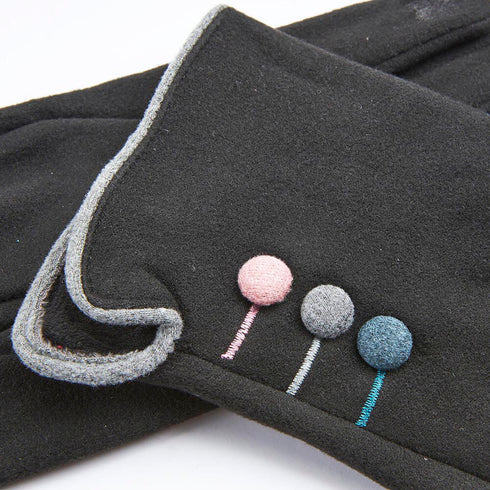 Verde Γυναικεία Γάντια 02-0668 Μαύρο