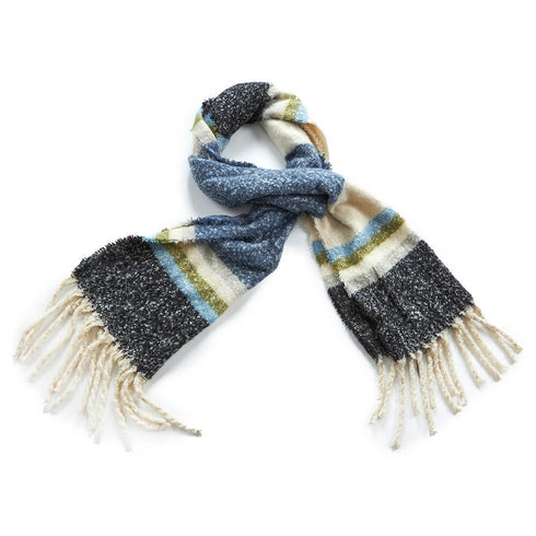 Verde Γυναικείο Κασκόλ 06-0944 Μπλέ