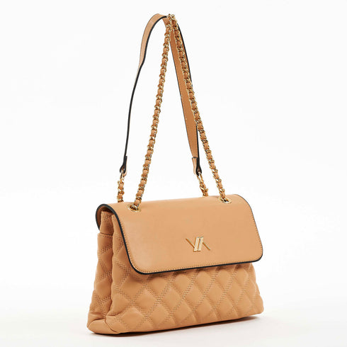 Verde Γυναικεία Τσάντα Ώμου 16-6857 Μπέζ