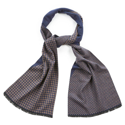 Verde Ανδρικό Κασκόλ 59-0038 Μπλέ