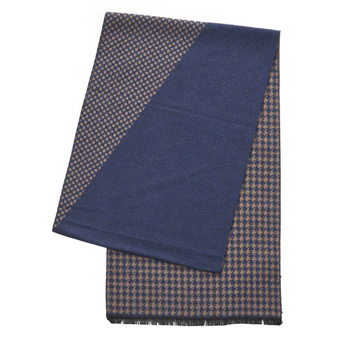 Verde Ανδρικό Κασκόλ 59-0038 Μπλέ