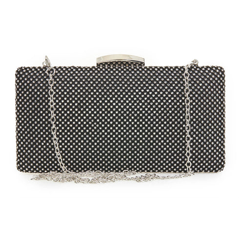 Verde Γυναικείο Τσαντάκι Βραδινό 01-1620 Μαύρο