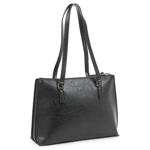 Verde Γυναικεία Τσάντα Ώμου 16-6682 Μαύρο