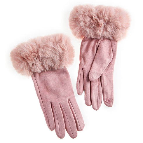Verde Γυναικεία Γάντια 02-0660 Ρόζ
