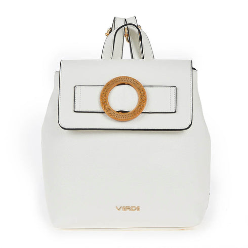 Verde Γυναικείο Σακίδιο Πλάτης 16-6698 Λευκό