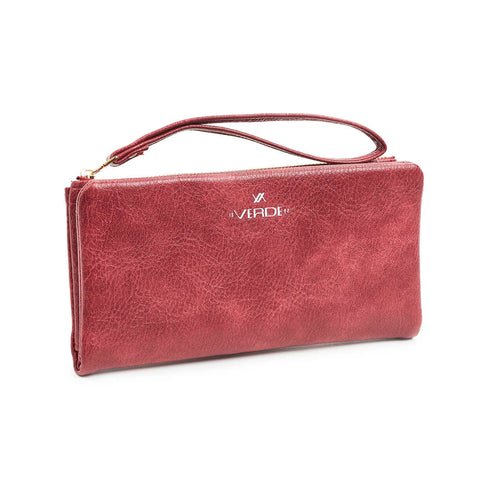 Verde Γυναικείο Πορτοφόλι 18-1240 Μπορντώ