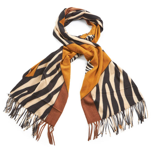 Verde Γυναικείο Κασκόλ 06-0949 Μουσταρδί