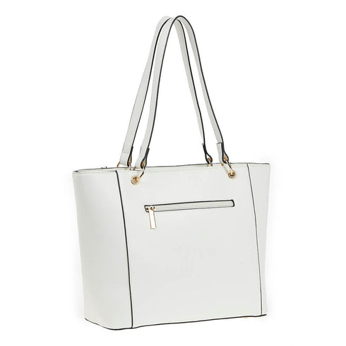 Verde Γυναικεία Τσάντα Ώμου 16-6726 Λευκό