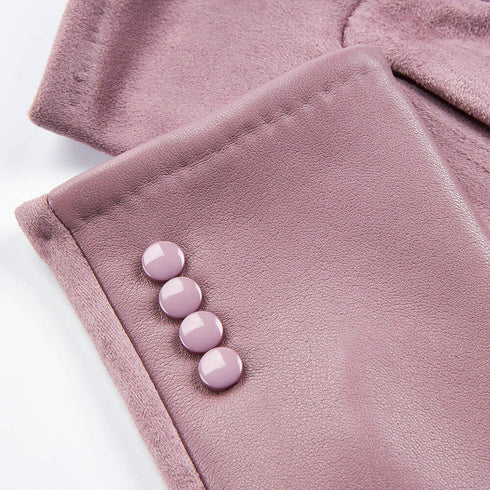 Verde Γυναικεία Γάντια 02-0690 Λιλά