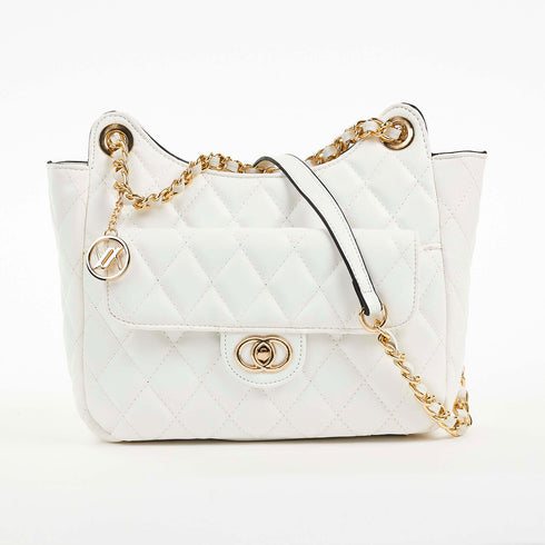 Verde Γυναικεία Τσάντα Ώμου 16-6854 Λευκό