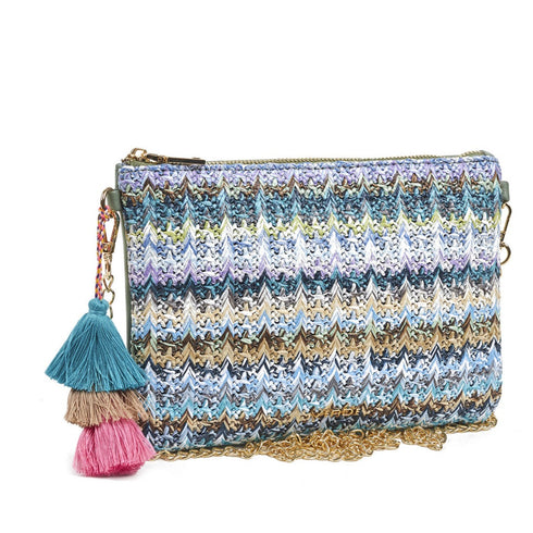 Verde Γυναικείο Τσαντάκι Βραδινό 01-1488 Πολύχρωμο Πράσινο