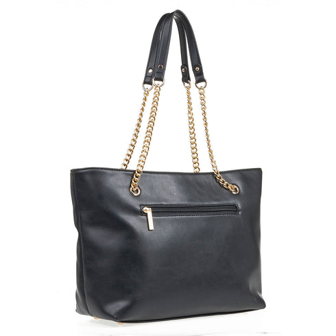 Verde Γυναικεία Τσάντα Ώμου 16-6996 Μαύρο