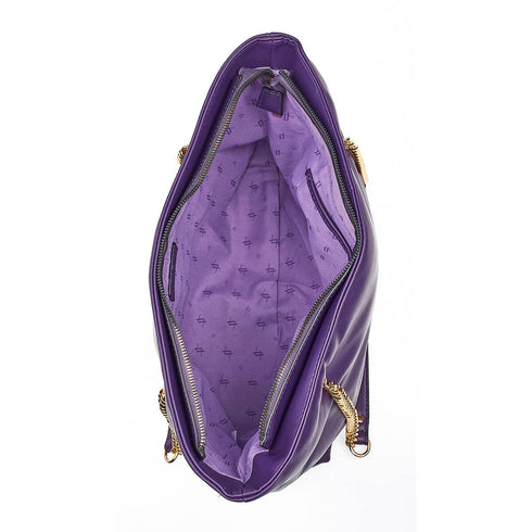 Verde Γυναικεία Τσάντα Ώμου 16-6996 Μωβ