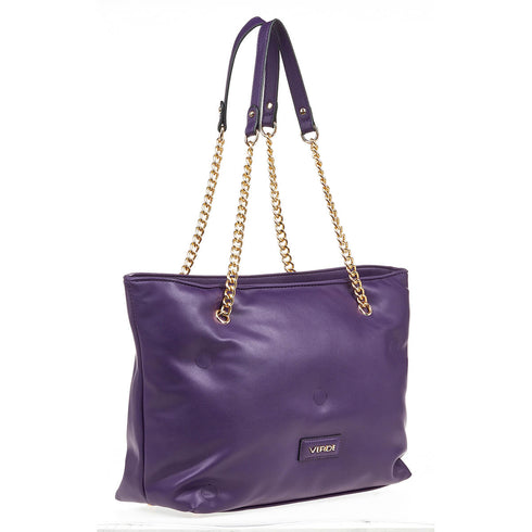 Verde Γυναικεία Τσάντα Ώμου 16-6996 Μωβ