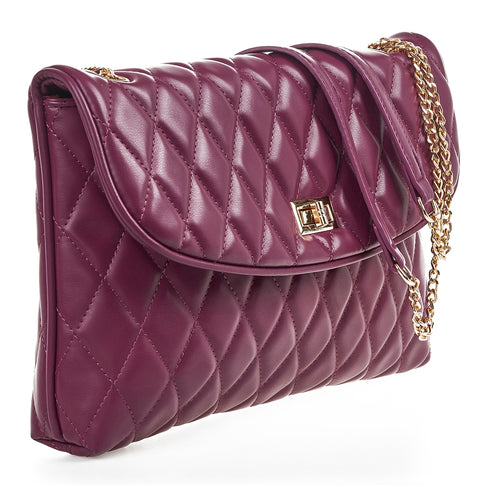 Verde Γυναικεία Τσάντα Ώμου 16-7006 Μπορντώ