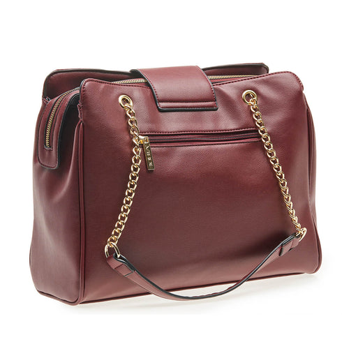 Verde Γυναικεία Τσάντα Ώμου 16-7100 Μπορντώ