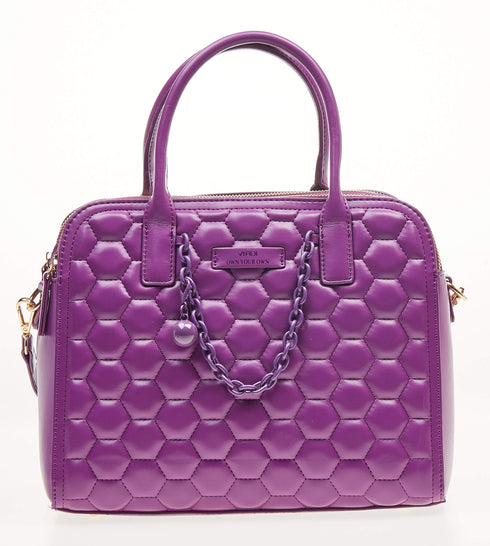 Verde Γυναικεία Τσάντα Χειρός-Ώμου 16-7051 Μωβ