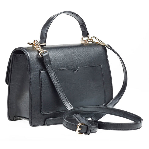 Verde Γυναικεία Τσάντα Χειρός-Χιαστί 16-6983 Μαύρο